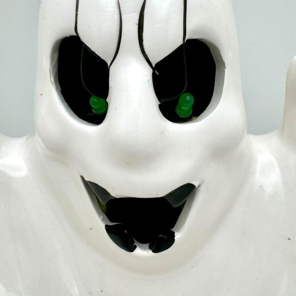 Vintage 1992 NCE Ceramic Ghost Candy Dish With Light-Up Eyes Sound - Picture 14 of 16
